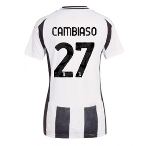 Juventus Andrea Cambiaso #27 Dámské Domácí Dres 2024-25 Krátký Rukáv